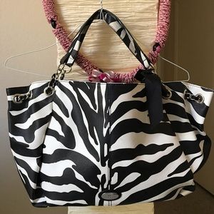 NY&Co Zebra Design Shoulder Tote Bag